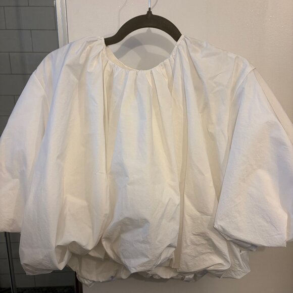 KHAITE Tops - KHAITE Size 4 White Blouse (new)